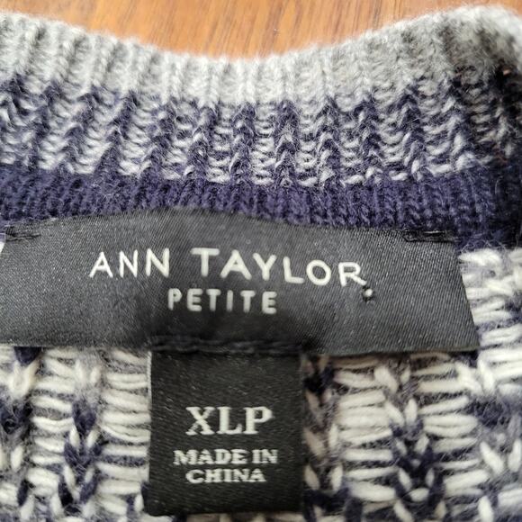 Beaded Nordic Fair Isle Icelandic Crew Neck Wool Blend Sweater Size XLP - Picture 8 of 8